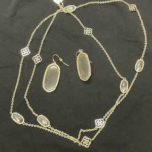 Kendra Scott Necklace and Earrings Set